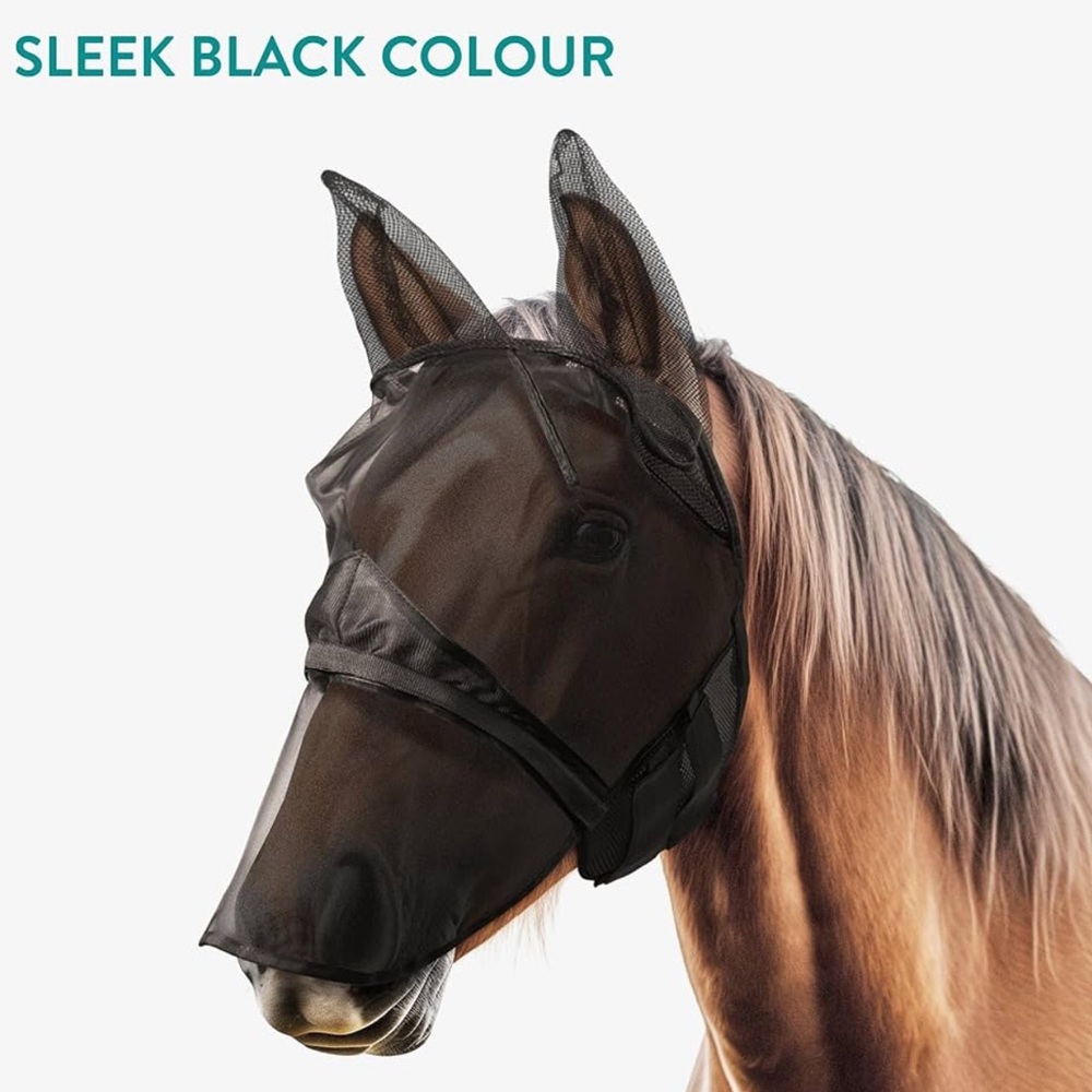 BNWT Navaris Horse Mask: Grey. Sz M. Keep the flies away from the horse’s face!
